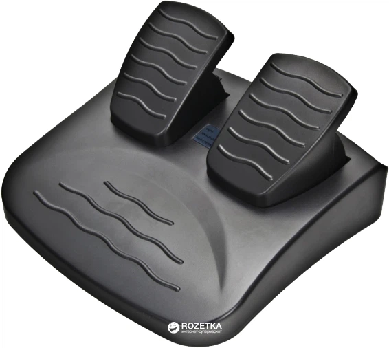 Дротове кермо Esperanza USB PC/PS3/PS2 Black/Red (EG103) - зображення 3