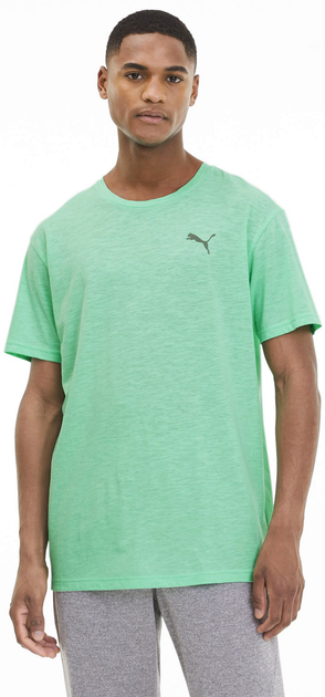 Puma Energy SS Tee 51731823 S Green Glimmer Heather