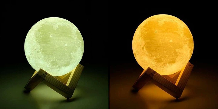 Ночник Луна 3D Moon Lamp 6727 - изображение 3