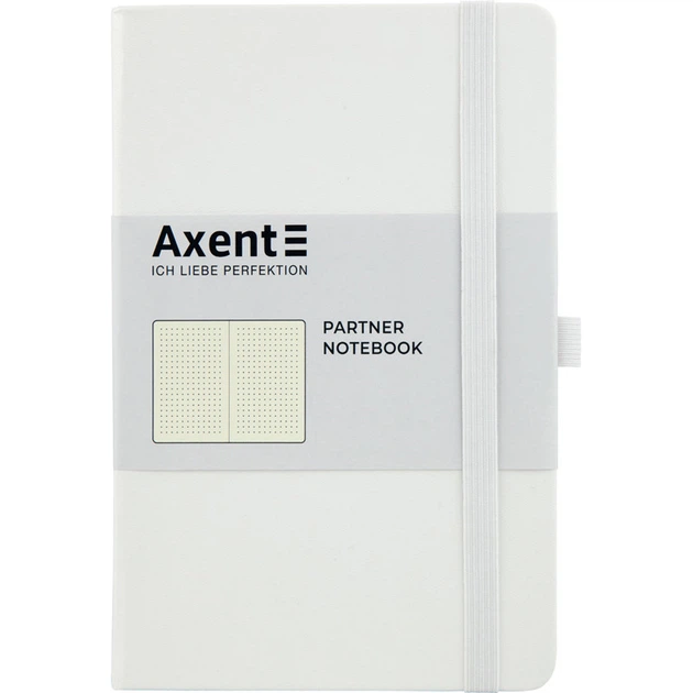 Книга записная А5 125х195 мм точка 96 листов белая Partner Axent 8306-21-A, 43108 - Фото 1 Книга записная А5 125х195 мм точка 96 листов белая Partner Axent 8306-21-A, 43108 - изображение 1