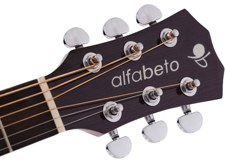 Электроакустическая гитара Alfabeto SOLID AMS40EQ NT + чехол - изображение 4