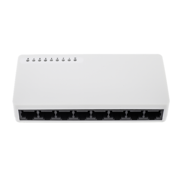 8-портовий комутатор мережевий Green Vision GV-002-H-08P - зображення 3