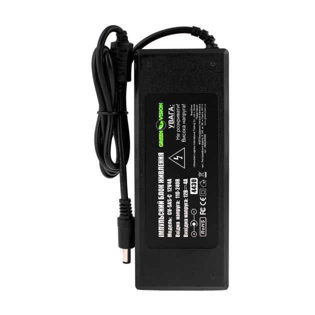 Импульсный блок питания Green Vision GV-SAS-C 12V4A (48W) - изображение 5
