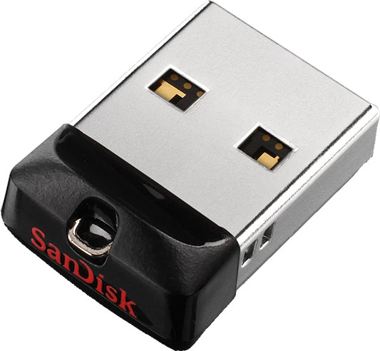 Флешка SanDisk Cruzer Fit 16Gb USB 2.0 (SDCZ33-016G-G35) Black USB флеш-драйв - изображение 3