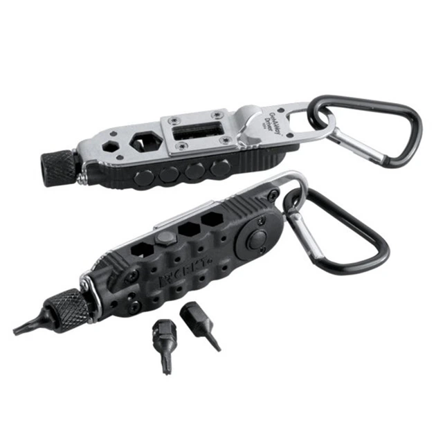 Мультитул-брелок CRKT Get-A-Way Driver 4 биты, фонарь, ключ для открывания кислородных баллонов - изображение 2