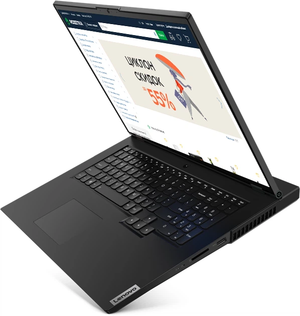 Ноутбук Lenovo Legion 5 17IMH05 (82B30094RA) Phantom Black - зображення 3