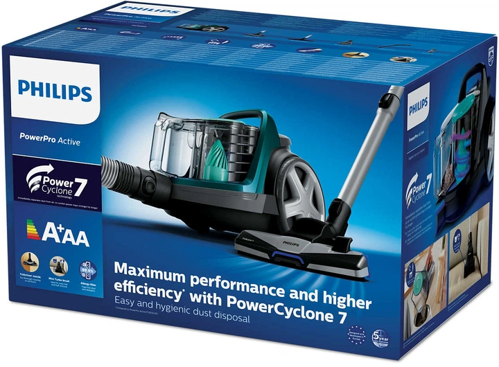 Пилосос без мішка PHILIPS PowerPro Active FC9555/09 - зображення 9