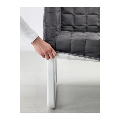 Диван IKEA (ИКЕА) KNOPPARP 2-местный серый (802.649.64) – купить