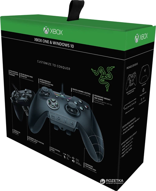 Проводной геймпад Razer Wolverine Ultimate Xbox One/PC Black (RZ06-02250100-R3M1) - изображение 8