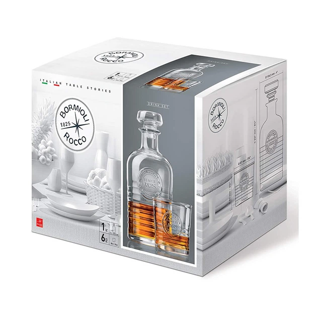 Набор для виски Bormioli Rocco Officina (7 предметов) (540625S01021990) - изображение 4
