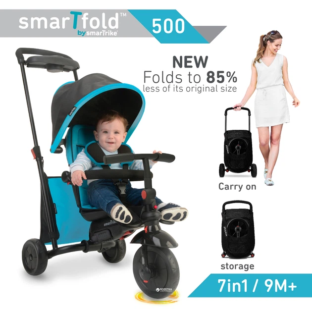 Велосипед Smart Trike SmarTfold 500 7 в 1 Голубой (5050800) (4895211400024) - изображение 11
