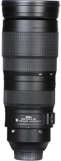Nikon AF-S Nikkor 200-500mm f/5.6E ED VR (JAA822DA) – фото, отзывы