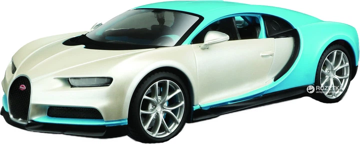 Автомодель Maisto (1:24) Bugatti Chiron Бело-голубой (32509 white/blue) - Фото 1 Автомодель Maisto (1:24) Bugatti Chiron Бело-голубой (32509 white/blue) - изображение 1