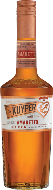 Ликер De Kuyper Amaretto Миндаль 0.7 л 30% (8710625500701) - изображение 1