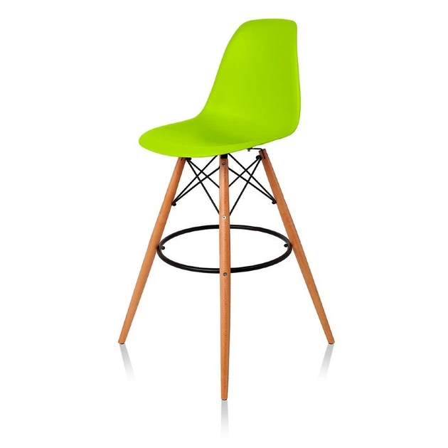 Стул барный Accord Kordo Eames Chair зеленый 460x420x1080 мм - Фото 1 Стул барный Accord Kordo Eames Chair зеленый 460x420x1080 мм - изображение 1