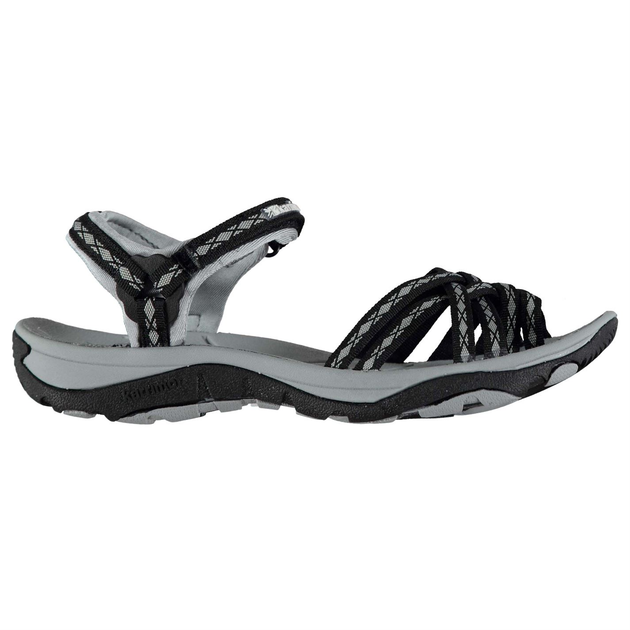 Womens black 2025 walking sandals