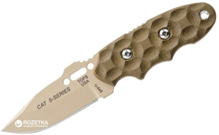 Туристический нож TOPS Knives C.A.T. 200 S-Series Coyote Tan (2000980417100) - изображение 1