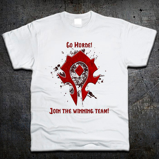 Футболка Fruit of the Loom Логотип Варкрафт Орда World of Warcraft Horde Белый L (519286) 