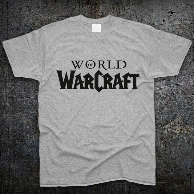 Футболка Fruit of the Loom Варкрафт World of Warcraft WoW Серый 152 см (219284) 