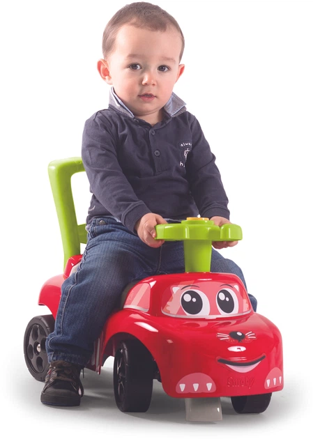 Jeździk Smoby Toys 54 x 40,5 x 47 cm Czerwony koń 3 w 1 (7600720618) - obraz 4
