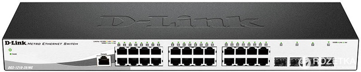 Коммутатор D-Link DGS-1210-28/ME/А гигабитный (DGS-1210-28/ME/A) – фото ...