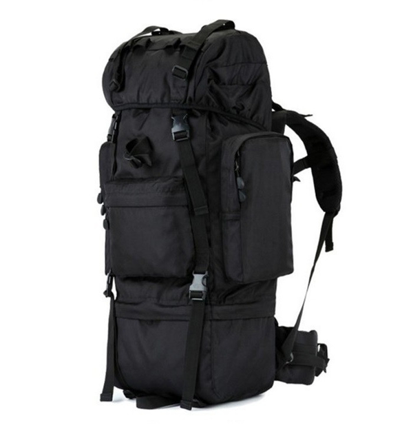 Тактический военный рюкзак каркасный Defcon 65 л Black (9641) - изображение 1