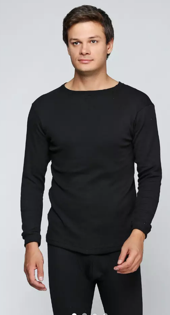 Футболка с длинным рукавом Solo на байке XL Черная Mn125