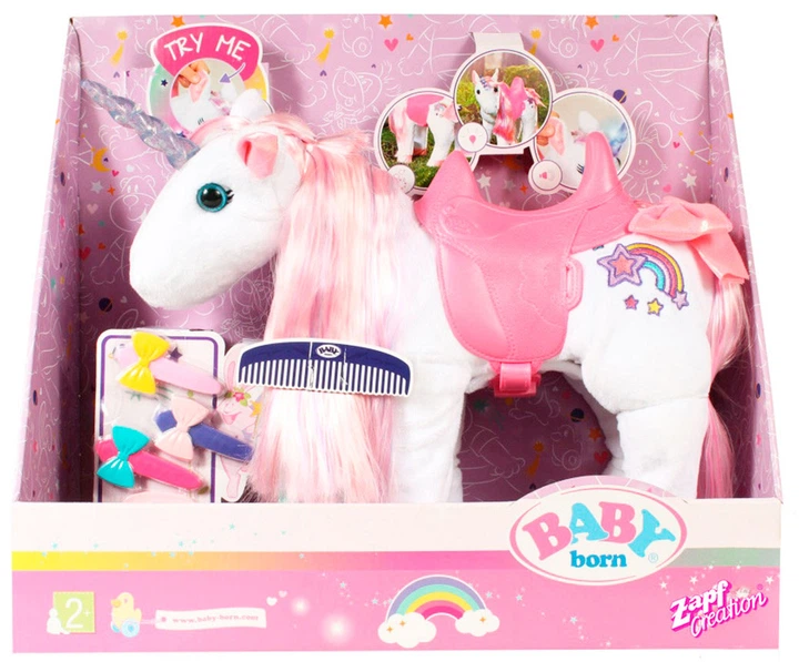 Figurka Zapf Baby Born Fairy Unicorn z muzyką, oświetleniem i akcesoriami (828854-116719) - obraz 4