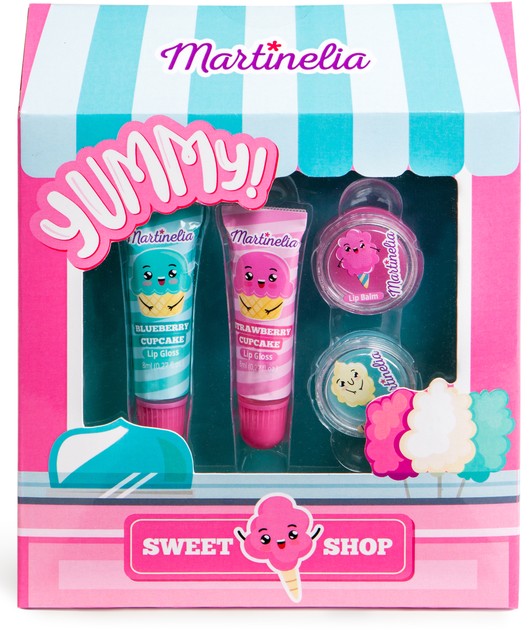 Набор по уходу за губами Martinelia Yummy 4 шт (30411) (8436576504468) - изображение 1