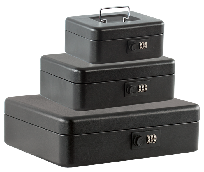 Металлическая коробка-кэшбокс 25 см. с кодовым замком Buromax BM.0401 - изображение 2