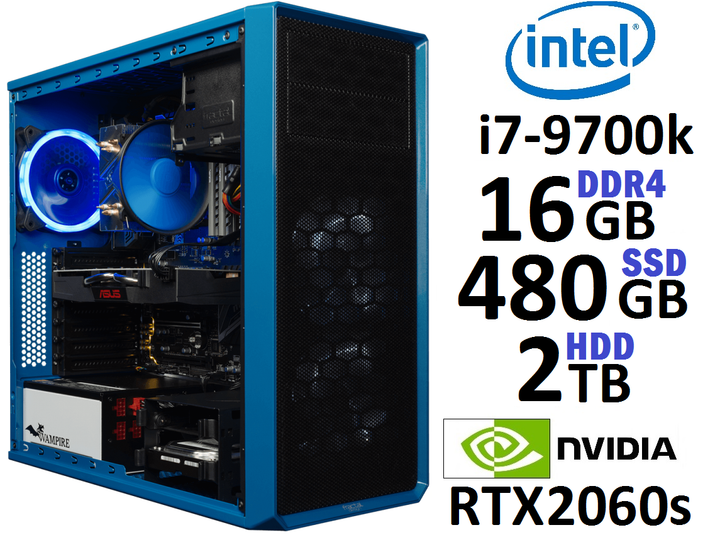 自作PC（Core i7-9700K+RTX2060SUPER） Intel Corei7 9700K RTX2060SUPER 【公式通販】