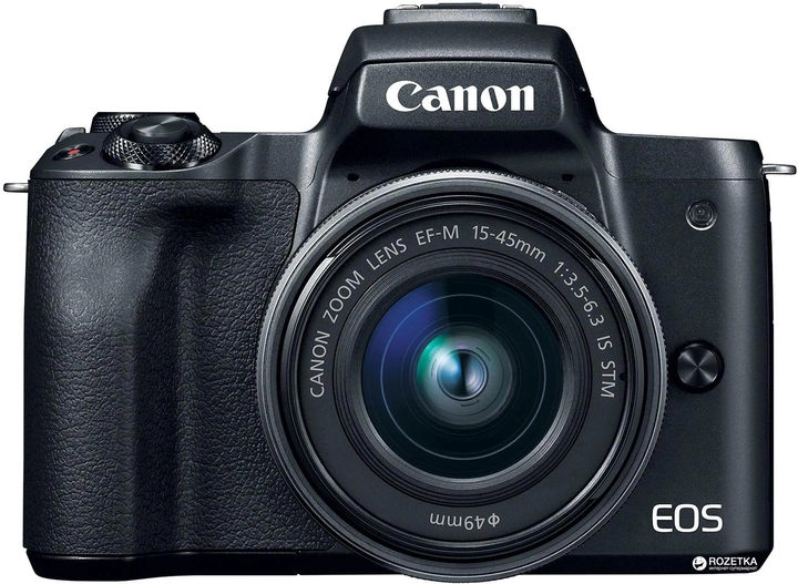 Фотоаппарат Canon EOS M50 Kit 15-45 IS STM Black Официальная гарантия! (2680C060AA)