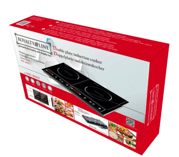 Индукционная плита Royalty Line RL-EIP4000.2 1400+2000W - изображение 3