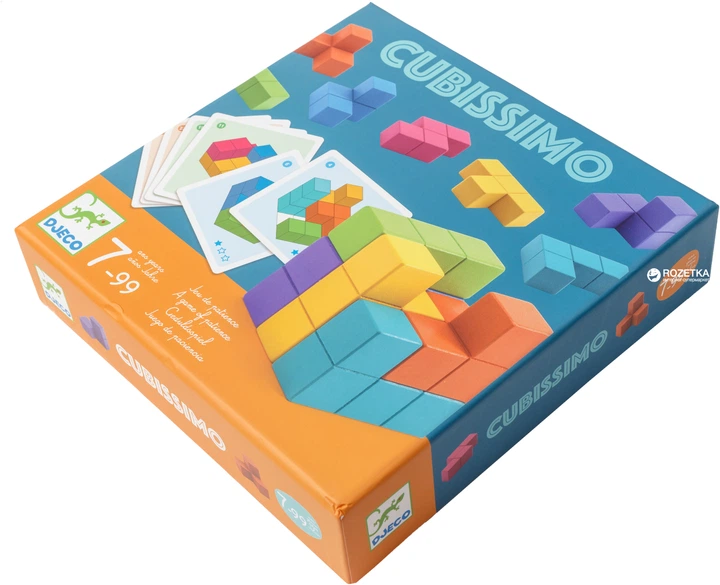 Настольная игра Djeco Cubissimo (DJ08477) (3070900084773) - Фото 3 Настольная игра Djeco Cubissimo (DJ08477) (3070900084773) - изображение 3