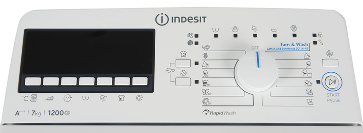 Пральна машина з вертикальним завантаженням Indesit BTW E71253P EU - зображення 15