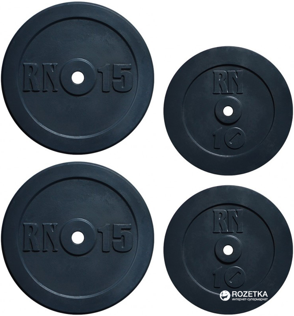  блинов RN-Sport 50 кг (2x10 кг, 2x15 кг) (RNset50) – фото, отзывы .