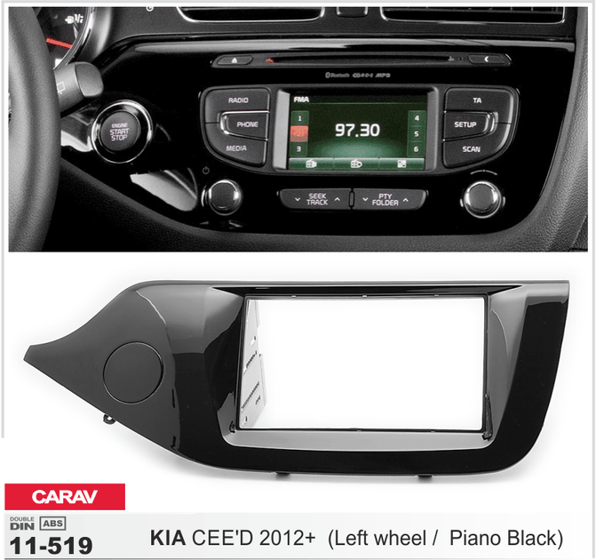 Переходная рамка KIA Ceed Carav 11-519 - изображение 4
