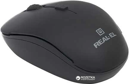 Мышь Real-El RM-301 Wireless Black (EL123200022) - изображение 2