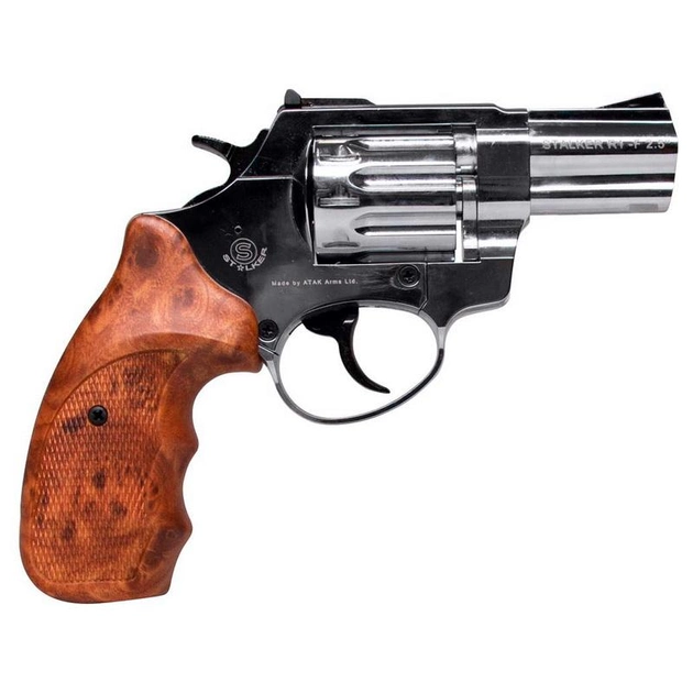 Револьвер Флобера Stalker 2.5" Nickel Wood 4 мм - изображение 2