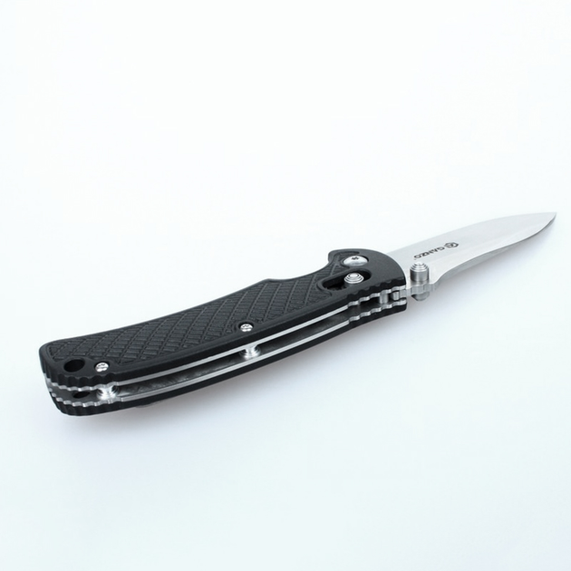 Нож складной Ganzo G726M (длина: 190мм, лезвие: 85мм, сатин), черный - изображение 2