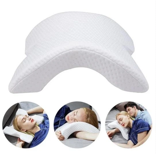 Ортопедическая подушка для сна с эффектом памяти Memory Pillow изогнутая - изображение 2
