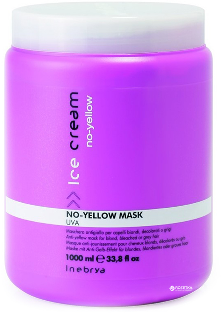 Анти-желтая маска для волос Inebrya No-yellow Mask 1000 мл ...