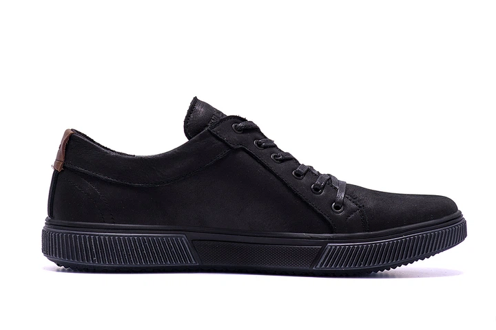 Мужские кожаные кеды Lev Classic LSX50 Black Р. 41 - Фото 3 Мужские кожаные кеды Lev Classic LSX50 Black Р. 41 - изображение 3