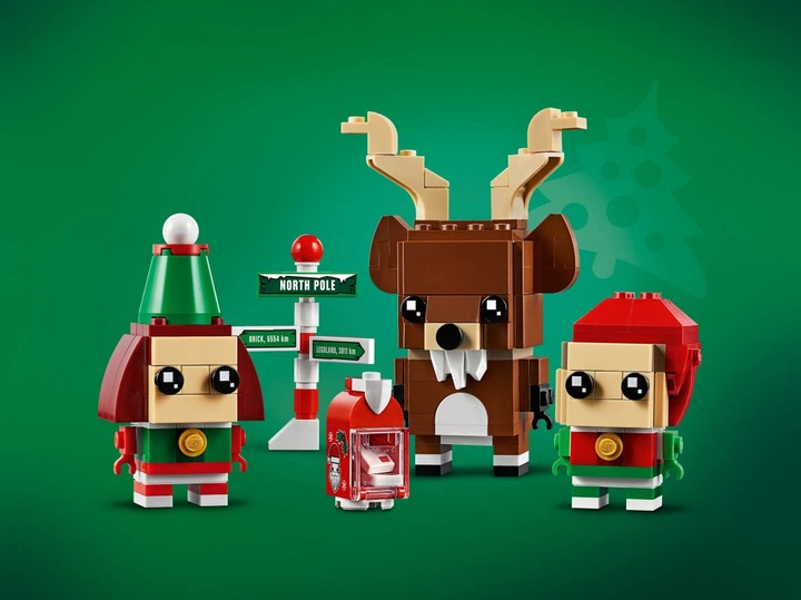 Lego BrickHeadz Олень и эльфы 40353 - изображение 4