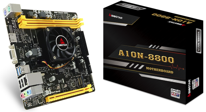 Материнская плата Biostar A10N-8800E v6.1 (AMD FX-8800P, AMD
