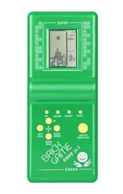 Игрушка E-9999 in 1 Tetris Brick Game игра тетрис Зеленый – низкие цены ...