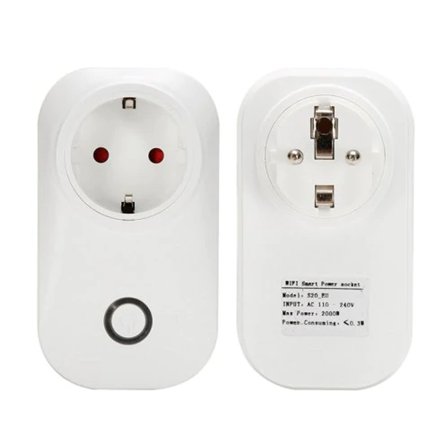 Розумна розетка WIFI Socket 10A 100-240V управління смартфоном - зображення 1