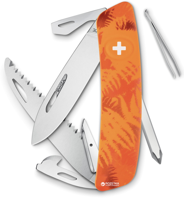 Швейцарский нож Swiza C06 Orange fern (KNI.0060.2060) - изображение 1