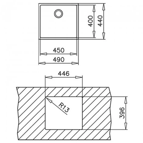 Zlewozmywak TEKA Be Linea RS15 45.40 polerowany (115000006) - obraz 3