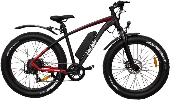 ROZETKA | Электровелосипед Like.Bike Bruiser Red/Grey